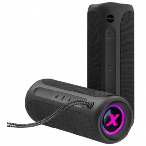 Portable Speaker X-music Flip Q12S, Black, waterproof IP66, TWS, 2500mAh, 15W, AUX, Type-C