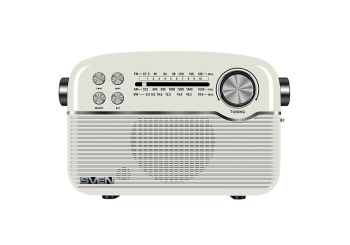 Speakers SVEN Tuner "SRP-500" White 3W, Bluetooth, FM/AM/SW, USB, microSD, AUX, battery