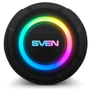 Speakers SVEN "PS-160", Black, 12W, TWS, Bluetooth, FM, USB, microSD, 1200mA*h