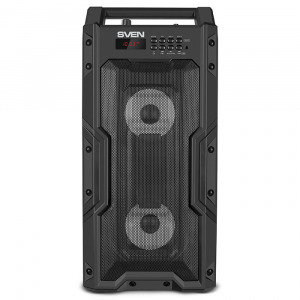 Speakers SVEN "PS-435" 20w, Black, Bluetooth, microSD, FM, AUX, USB, Karaoke, 2000mA*2