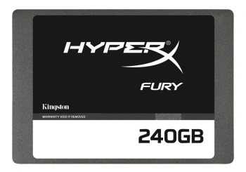 2.5" SATA SSD  240GB  Kingston HyperX  Fury 3D "KC-S44240-6F" [R/W:500/500MB/s, 3D NAND TLC]