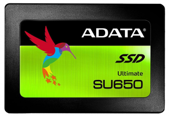 2.5" SATA SSD    120GB   ADATA Ultimate SU650 [R/W:520/320MB/s, 20K/75K IOPS, MK/SMI, 3D-NAND TLC]