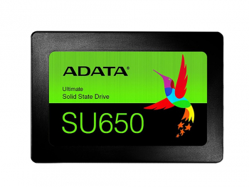 2.5" SATA SSD  480GB   ADATA Ultimate SU650 [R/W:520/450MB/s, 40K/75K IOPS, MK/SMI, 3D-NAND TLC]