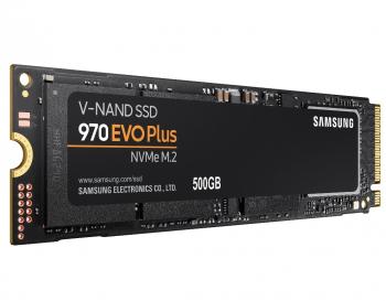 .M.2 NVMe SSD  500GB  Samsung 970 EVO Plus [PCIe 3.0 x4, R/W:3500/3200MB/s, 480/550K IOPS, Phx, TLC]