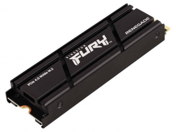 .M.2 NVMe SSD 1.0TB Kingston FURY Renegade w/Heatsink10.5mm [PCIe 4.0 x4, R/W:7300/6000MB/s, 3D TLC]