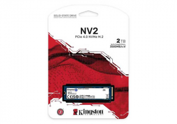 .M.2 NVMe SSD 2.0TB  Kingston  NV2 [PCIe 4.0 x4, R/W:3500/2800MB/s, 640TBW, 3D-NAND QLC]