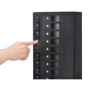 10-Bay SINGLE System External Enclosure Century  "CRST1035U3IS6G",  USB3.0 to 10x SATA 3.5"