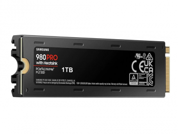 .M.2 NVMe SSD 1.0TB Samsung 980 PRO w/ Heatsink [PCIe 4.0 x4, R/W:7000/5000MB/s, PC&PS5® Compatible]