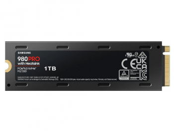 .M.2 NVMe SSD 1.0TB Samsung 980 PRO w/ Heatsink [PCIe 4.0 x4, R/W:7000/5000MB/s, PC&PS5® Compatible]