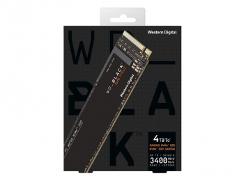 .M.2 NVMe SSD 4.0TB  WD Black SN750 [PCIe 3.0 x4, R/W:3470/3100MB/s, 550/520K IOPS, TLC BiCS3]
