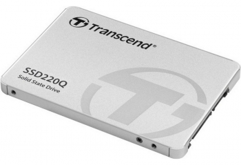 2.5" SATA SSD  500GB   Transcend "SSD220Q" [R/W:550/500MB/s, 57K/59K IOPS, SM2259XT, 3D-NAND QLC]