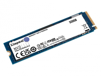 .M.2 NVMe SSD   500GB  Kingston  NV2 [PCIe 4.0 x4, R/W:3500/2100MB/s, 160TBW, 3D-NAND QLC]