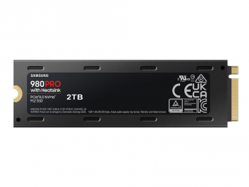 .M.2 NVMe SSD 2.0TB Samsung 980 PRO w/ Heatsink [PCIe 4.0 x4, R/W:7000/5100MB/s, PC&PS5® Compatible]