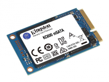 .mSATA SSD 1.0TB Kingston KC600 [R/W:550/520MB/s, 90K/80K IOPS, 600TBW, 1M MTBF, 3DTLC]