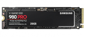 .M.2 NVMe SSD    250GB Samsung  980 [PCIe 3.0 x4, R/W:2900/1300MB/s, 230/320K IOPS, Pablo, TLC]