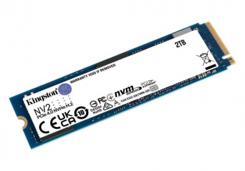 .M.2 NVMe SSD 2.0TB  Kingston  NV2 [PCIe 4.0 x4, R/W:3500/2800MB/s, 640TBW, 3D-NAND QLC]