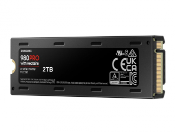 .M.2 NVMe SSD 2.0TB Samsung 980 PRO w/ Heatsink [PCIe 4.0 x4, R/W:7000/5100MB/s, PC&PS5® Compatible]