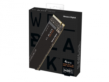 .M.2 NVMe SSD 4.0TB  WD Black SN750 [PCIe 3.0 x4, R/W:3470/3100MB/s, 550/520K IOPS, TLC BiCS3]