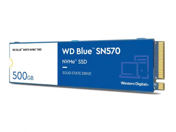 .M.2 NVMe SSD  500GB   WD  Blue SN570 [PCIe 3.0 x4, R/W:3500/2300MB/s, 360/390K IOPS, TLC BiCS5]