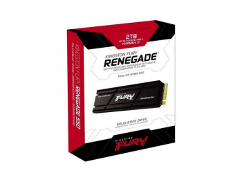 .M.2 NVMe SSD 2.0TB Kingston FURY Renegade w/Heatsink10.5mm [PCIe 4.0 x4, R/W:7300/7000MB/s, 3DTLC]