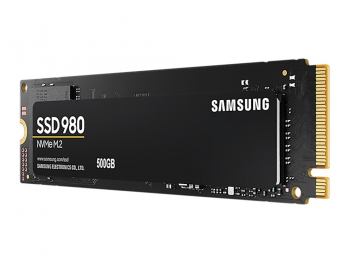 .M.2 NVMe SSD  500GB  Samsung   980 [PCIe 3.0 x4, R/W:3100/2600MB/s, 400/470K IOPS, Pablo, TLC]