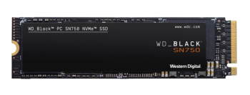 .M.2 NVMe SSD    250GB WD Black SN750 [PCIe 3.0 x4, R/W:3100/1600MB/s, 220/180K IOPS, TLC BiCS3]