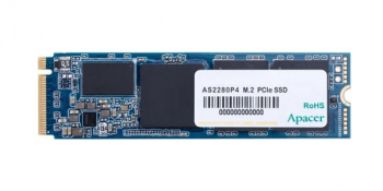 .M.2 NVMe SSD 1.0TB  Apacer AS2280P4 [PCIe 3.0 x4, R/W:3000/2000MB/s, 360K/360K IOPS, 3D TLC]