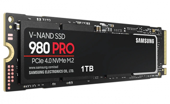 .M.2 NVMe SSD 1.0TB Samsung 980 PRO [PCIe 4.0 x4, R/W:7000/5000MB/s, 1000K/1000K IOPS, Elpis, 3DTLC]