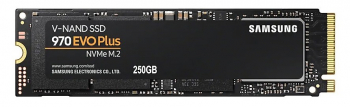 .M.2 NVMe SSD    250GB Samsung 970 EVO Plus [PCIe 3.0 x4, R/W:3500/2300MB/s, 250/550K IOPS, Phx,TLC]