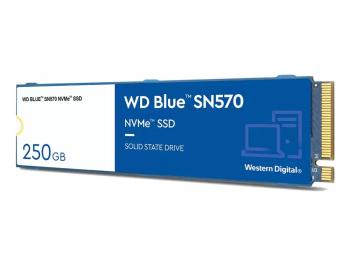 .M.2 NVMe SSD    250GB WD  Blue SN570 [PCIe 3.0 x4, R/W:3300/1200MB/s, 190/210K IOPS, TLC BiCS5]