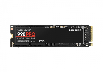 .M.2 NVMe SSD 1.0TB Samsung 990 PRO [PCIe 4.0 x4, R/W:7450/6900MB/s, 1200K/1550K IOPS, 600TB, 3DTLC]