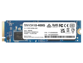SYNOLOGY M.2 2280 400Gb Enterprise NVMe solid-state drive "SNV3410-400G"