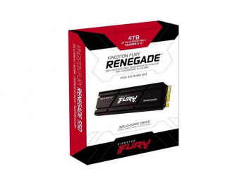 .M.2 NVMe SSD 4.0TB Kingston FURY Renegade w/Heatsink10.5mm [PCIe 4.0 x4, R/W:7300/7000MB/s, 3DTLC]