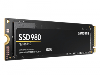 .M.2 NVMe SSD  500GB  Samsung   980 [PCIe 3.0 x4, R/W:3100/2600MB/s, 400/470K IOPS, Pablo, TLC]