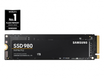 .M.2 NVMe SSD 1.0TB  Samsung  980 [PCIe 3.0 x4, R/W:3500/3000MB/s, 500/480K IOPS, Pablo, TLC]