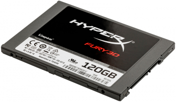 2.5" SATA SSD   120GB  Kingston HyperX  Fury 3D "KC-S44120-6F" [R/W:500/500MB/s, 3D NAND TLC]