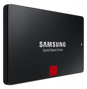 2.5" SATA SSD  256GB Samsung 860 PRO "MZ-76P256BW" [R/W:560/530MB/s, 100K IOPS, MJX, VNAND 2bit MLC]
