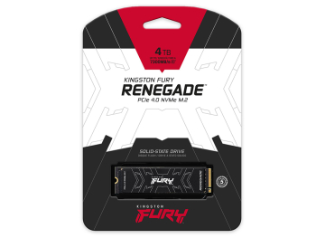 .M.2 NVMe SSD 4.0TB Kingston FURY Renegade [PCIe 4.0 x4, R/W:7300/7000MB/s, 1000K/1000K IOPS, 3DTLC]