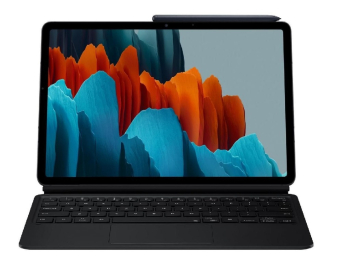 Book Cover Keyboard Slim Tab S7 / S8 Black.