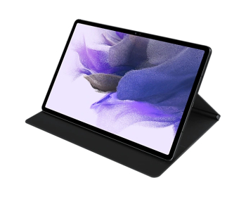 Book Cover Tab S7+ / S7 FE (T730), Black