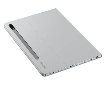 Book Cover Tab S7/S8, Light Gray.