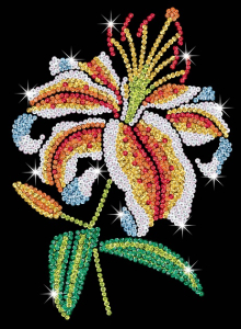 SEQUIN ART PURPLE - TIGER LILY
