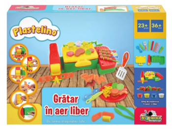 Plastelino - Gratar in aer liber
