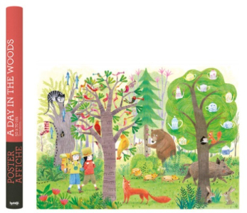 Londji Poster A day in the woods (50x70cm)