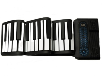 HELMET Bluetooth Roll up Piano  61keys Bult-in rechargeable battery