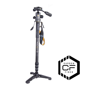 Monopod Vanguard VEO 2S CM-264TBP, Carbon, 4-section, foldable feet, VEO 2 BP-120 Ball/Pan-Head