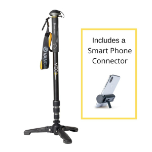 Monopod Vanguard VEO 2S AM-234TR, Aluminium, 4-section, foldable feet,smartphone connector