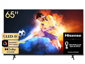 65" LED SMART TV Hisense 65E7HQ,  QLED, 3840x2160, VIDAA OS, Gray