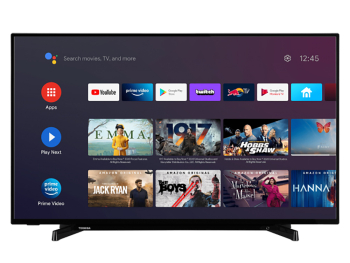 43" LED SMART TV TOSHIBA 43UA2263DG, 4K HDR, 3840 x 2160, Android TV, Black