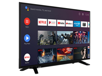 43" LED SMART TV TOSHIBA 43LA2063DG, 1920x1080 FHD, Android TV, Black